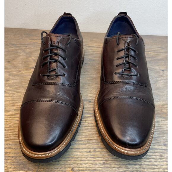 Cole Haan Grand 360 - Raymond - Men\'s 10, Cap Toe Shoes, Dark Coffee EXCELLENT main image 5